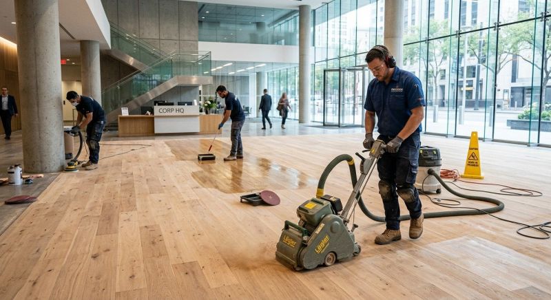 Our team working on Flooring Service projects in Hershey, PA