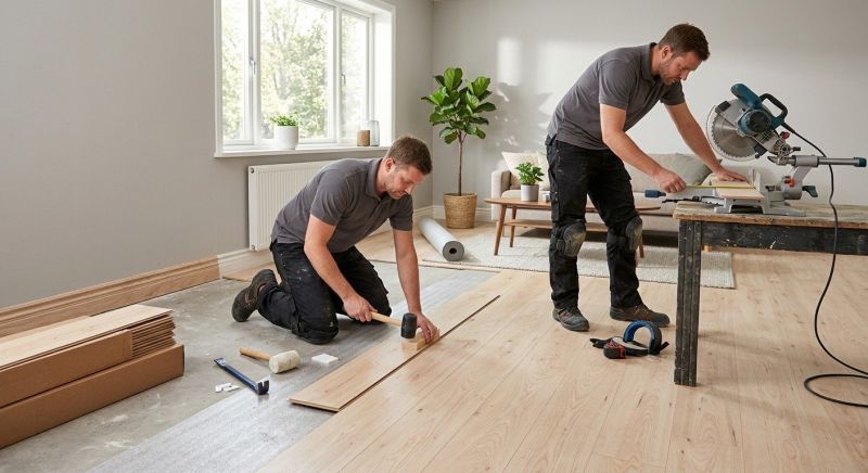Laminate Floor Installation in Grantville, PA