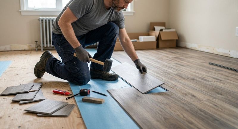 Linoleum Floor Installation in Grantville, PA