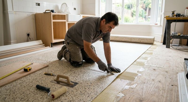 Linoleum Floor Installation in Grantville, PA