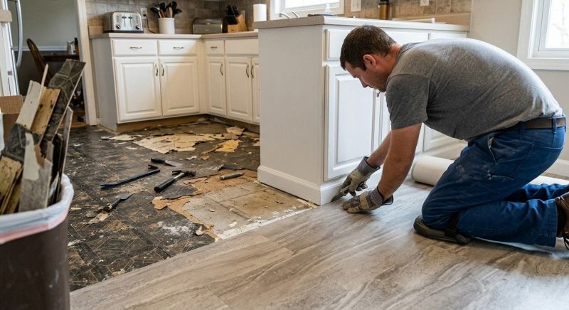 Linoleum Floor Installation in Hershey, PA