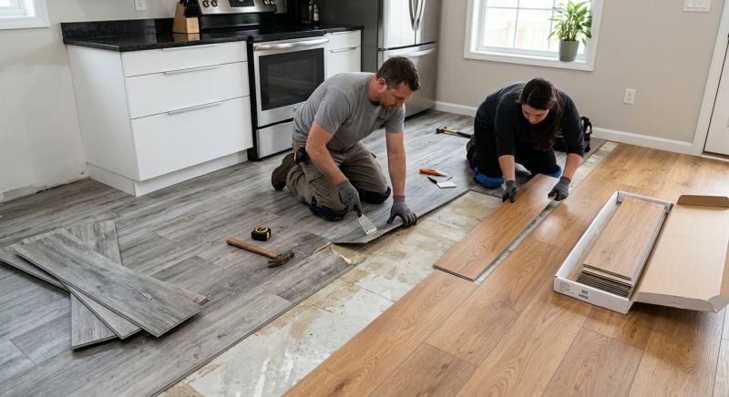 Vinyl Floor Replacement in Hershey, PA