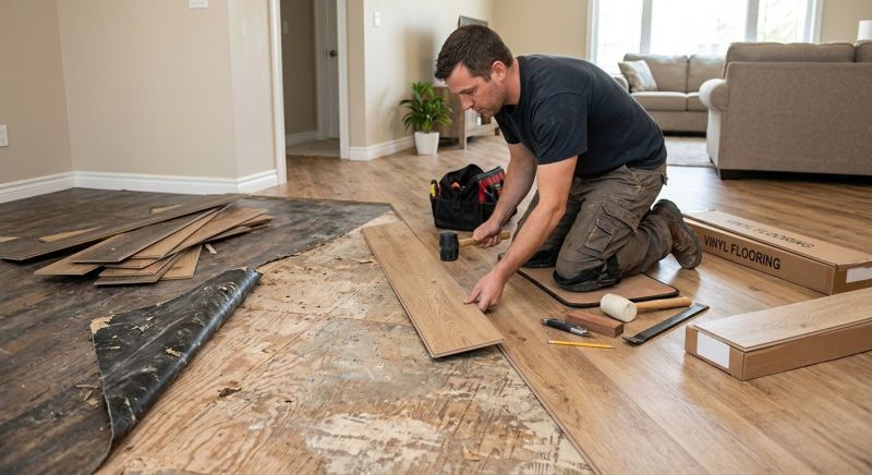 Vinyl Flooring Installation in Mechanicsburg, PA