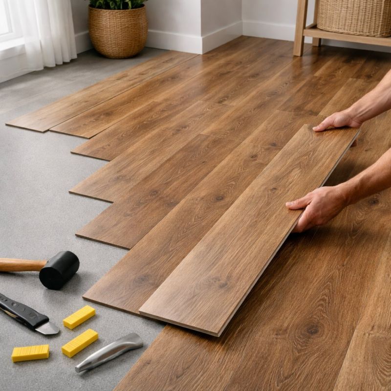 Vinyl Plank Floor Installation in Hershey, PA