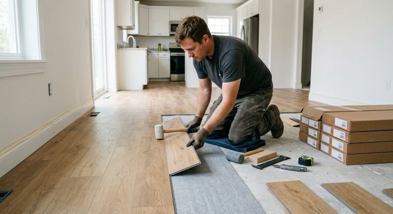 Vinyl Plank Floor Installation in Hershey, PA